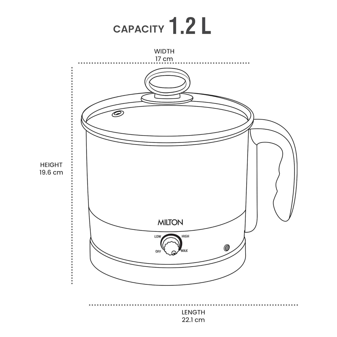 Go Electro 1.2 L Cooker (Milton)