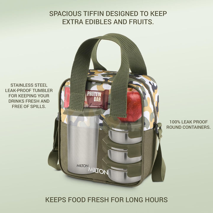 Camo Feast Stainless Steel Tiffin (Milton)