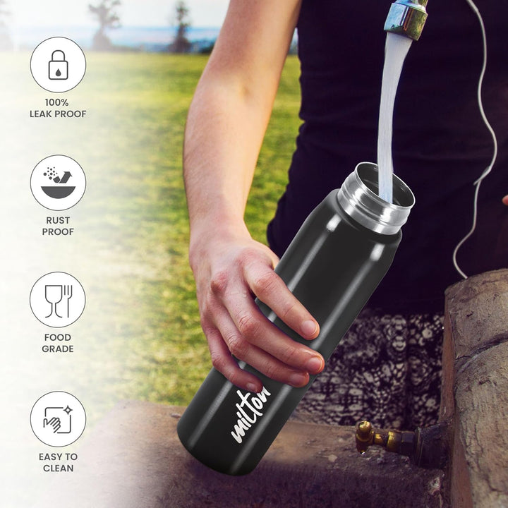 Milton Personalized Handy Stainless Steel Bottle Features