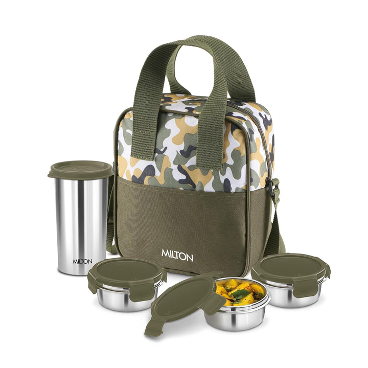 Camo Feast Stainless Steel Tiffin (Milton)