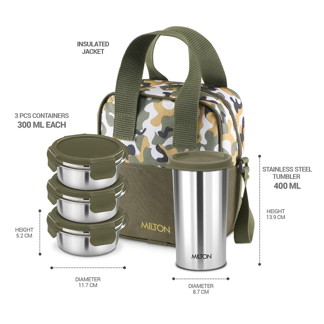 Camo Feast Stainless Steel Tiffin (Milton)