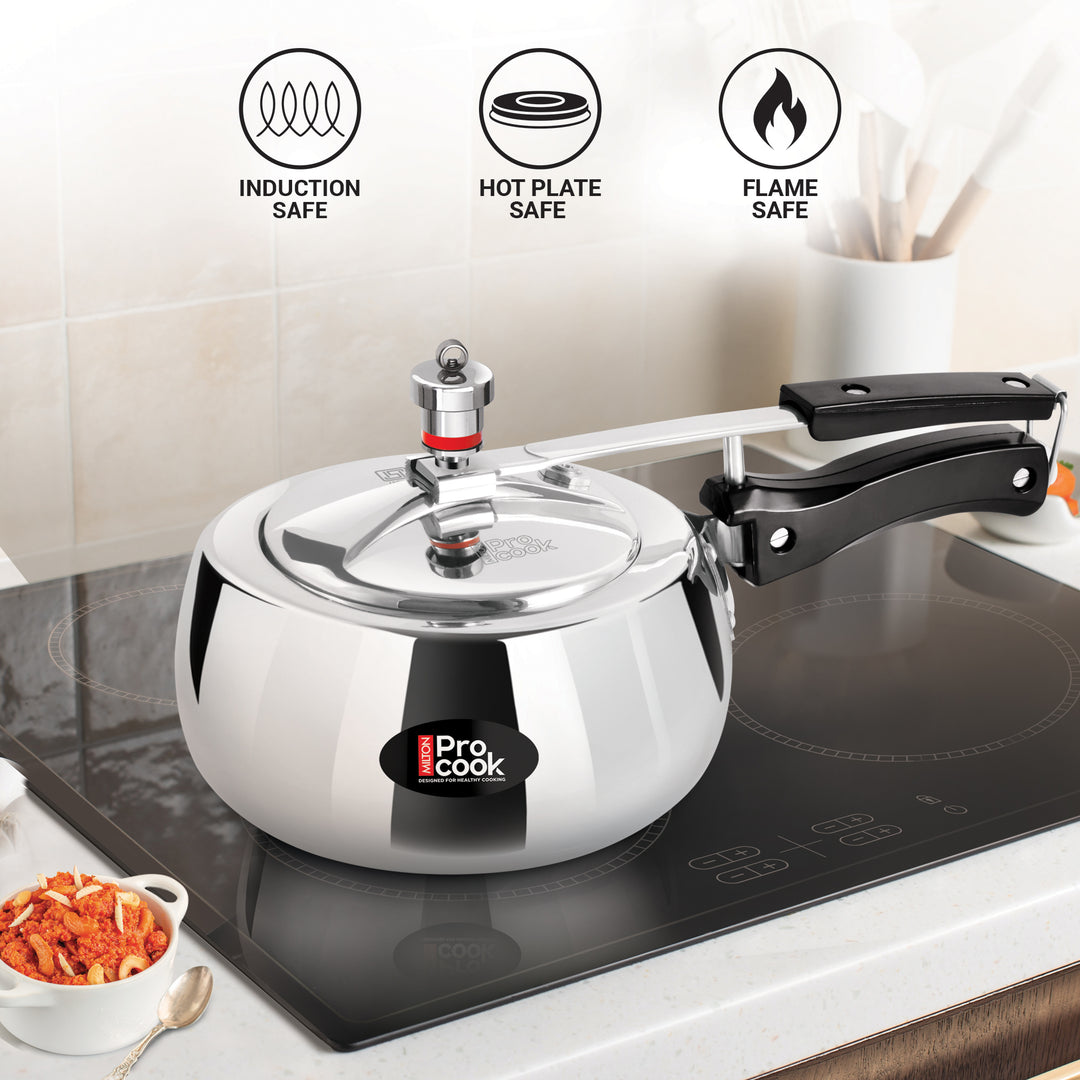 Pressure Cooker Inner Lid Curve Aluminium Induction (Milton Procook)