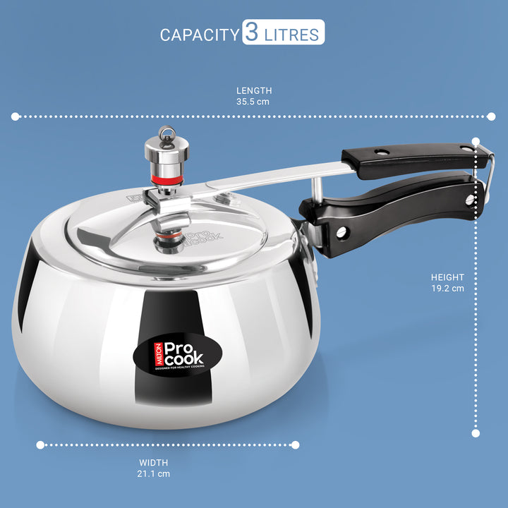 Pressure Cooker Inner Lid Curve Aluminium Induction (Milton Procook)