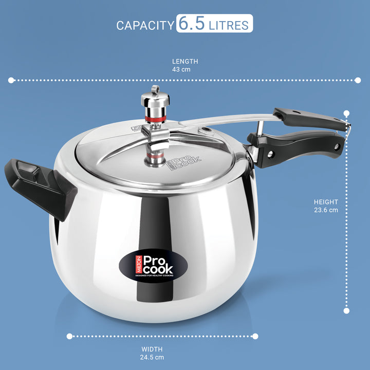 Pressure Cooker Inner Lid Curve Aluminium Induction (Milton Procook)