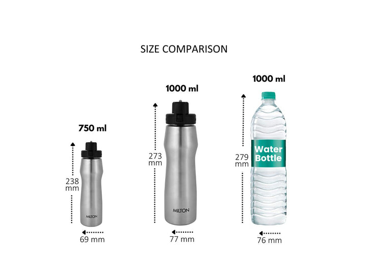 Champ Stainless Steel Sporty Bottle (Milton)