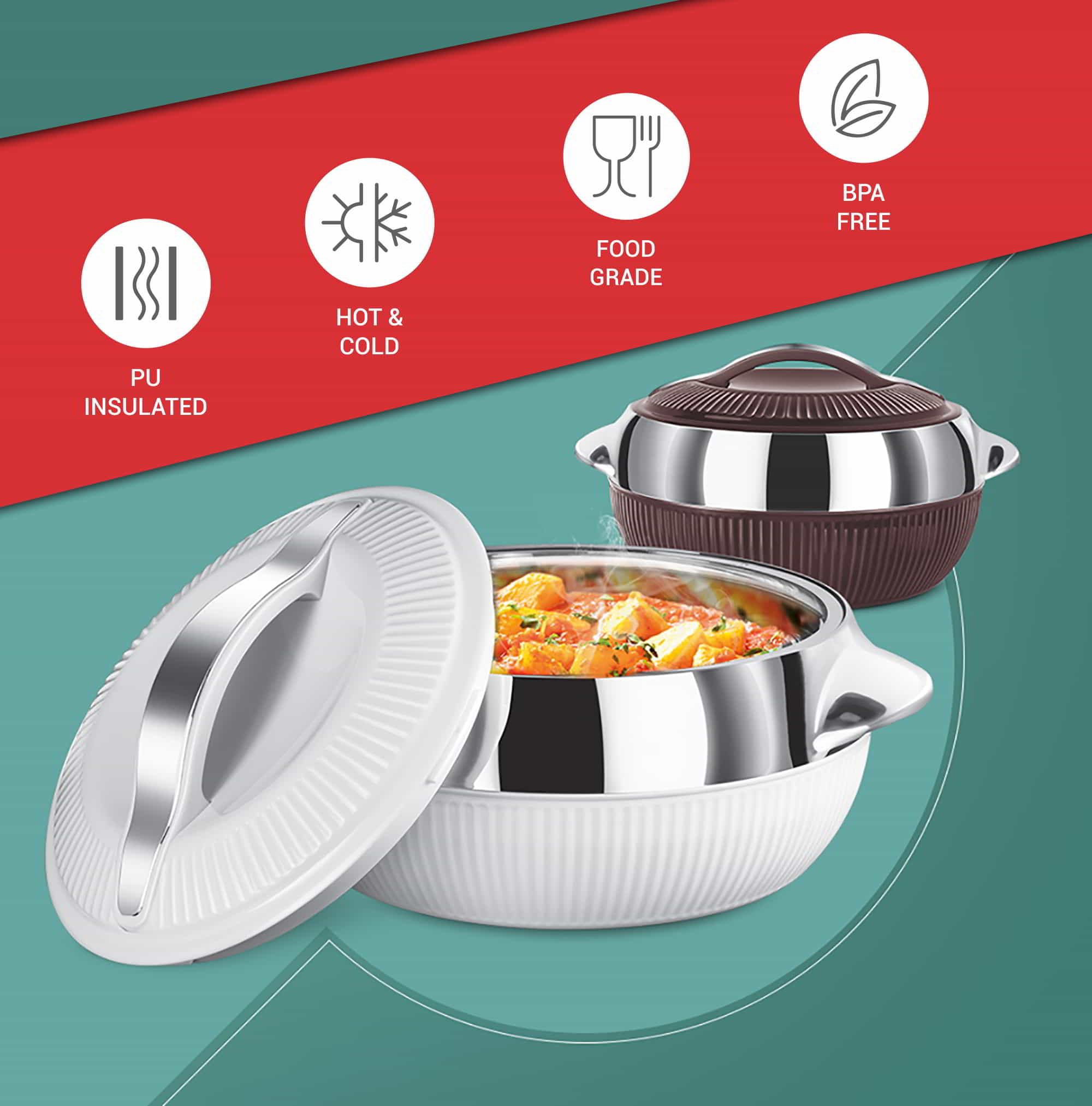 Insulated casserole outlet set